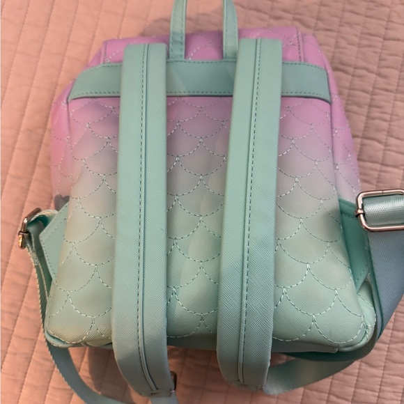 Loungefly Disney Mermaid Fork Mini Backpack - Picture 2 of 4